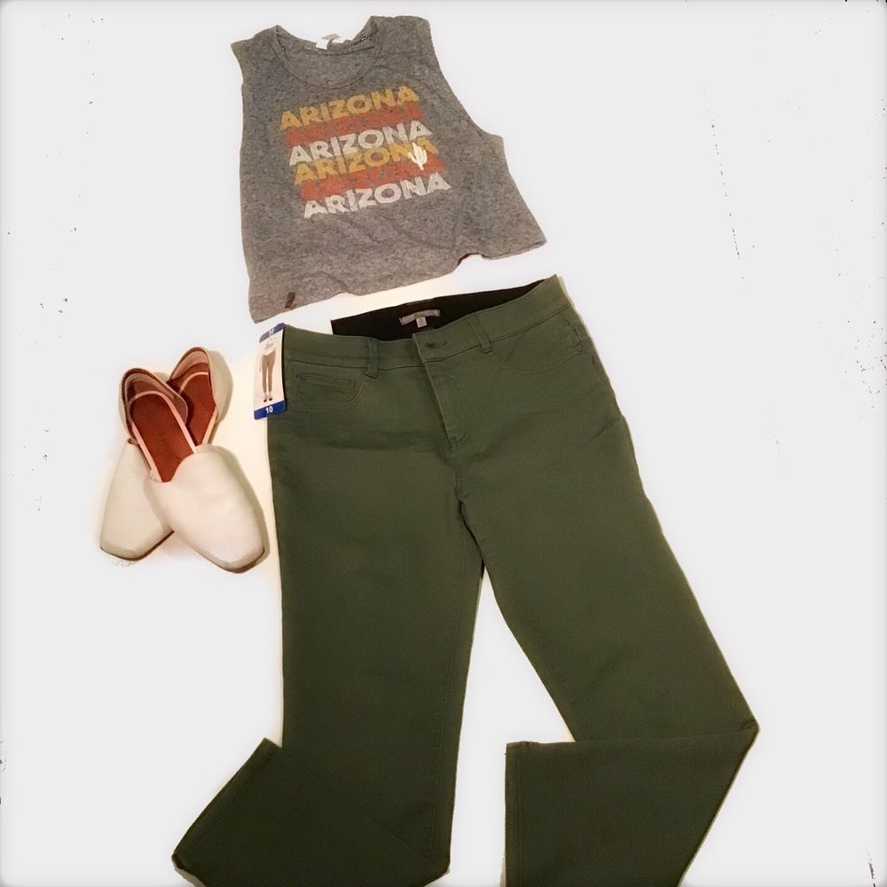 NWT G.H. Bass & Co Jeans Skinny Cropped Jeans 10